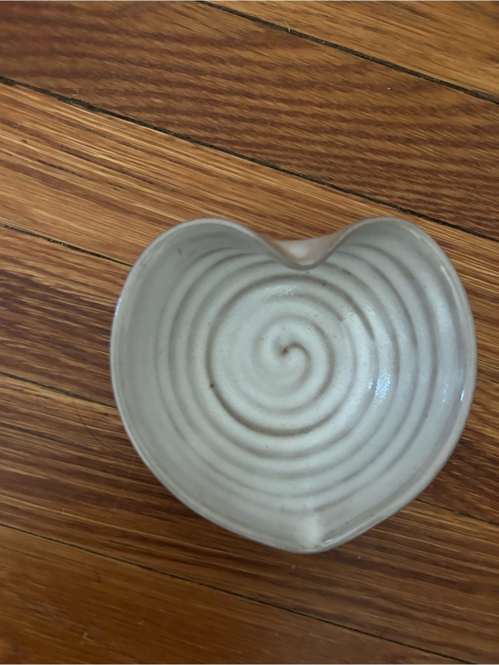 Vermont-made Heart-Shaped Ceramic Dish